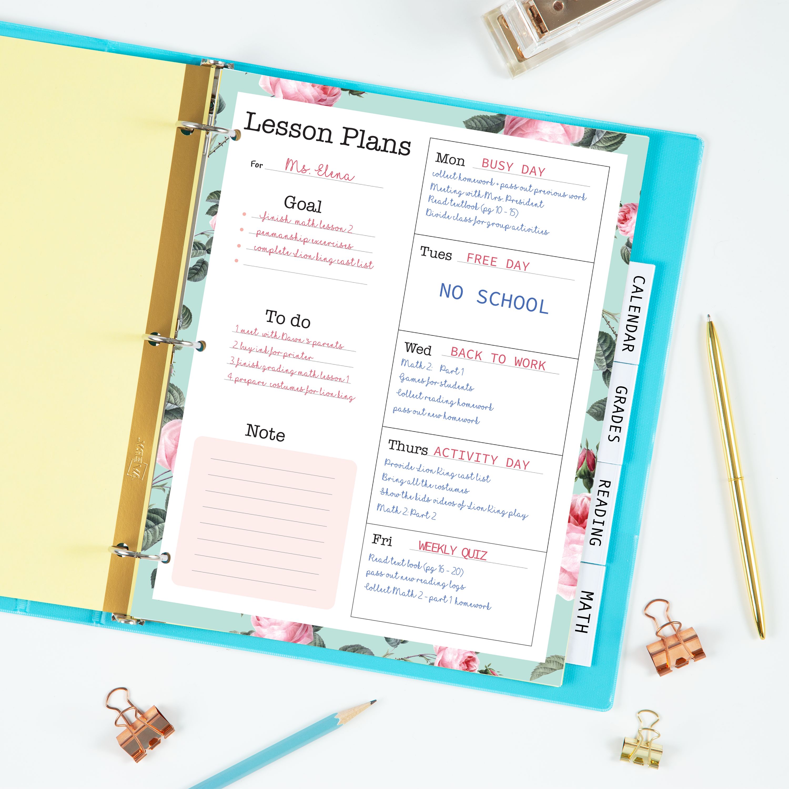Big Tab™ Insertable 5-Tab Dividers, Clear Tabs 11110 | Avery